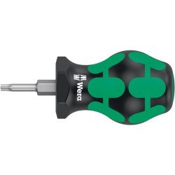 Schraubendreher 367 TORX® Stubby Gr.T 10 Klingen-L.25mm 2K-Griff Rundkl.WERA