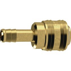Schnellver.Kup.DN 7,2,Tülle MS blk Schlauchweite LW 13 TECWERK