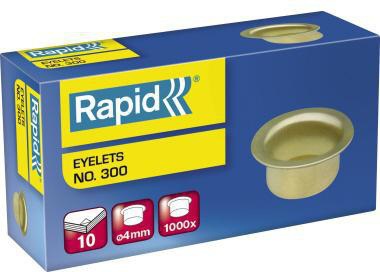 Rapid Öse 31073008 Nr.300 Stahl vermessingt 1.000 St./Pack.