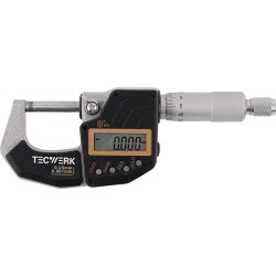 Bügelmessschraube DIN 863/1 IP65 0-25mm dig.TECWERK