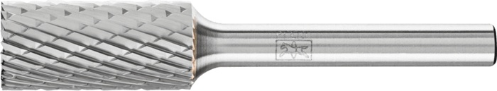 Frässtift ZYAS D.12mm Kopf-L.25mm Schaft-D.6mm HM Verz.3 PLUS PFERD