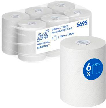 Scott Rollenhandtuch Essential 6695 1lagig 190m AIRFLEX ws 6 St./Pack.
