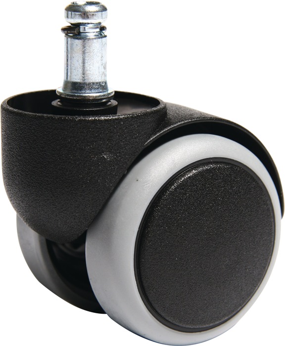Rl.f.harte BD D.50mm f.Bürodrehstuhl Stift-L.23mm Stift-D.10mm 5 St./Btl.TOPSTAR