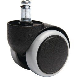 Rl.f.harte BD D.50mm f.Bürodrehstuhl Stift-L.23mm Stift-D.10mm 5 St./Btl.TOPSTAR