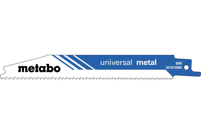 Säbelsägeblätter pionier L.150mm Dicke 0,9mm Zahnt.progressiv BiMetall Metabo