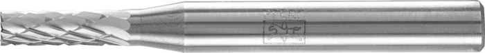 Frässtift ZYAS D.4mm Kopf-L.13mm Schaft-D.6mm HM Verz.3 PLUS PFERD
