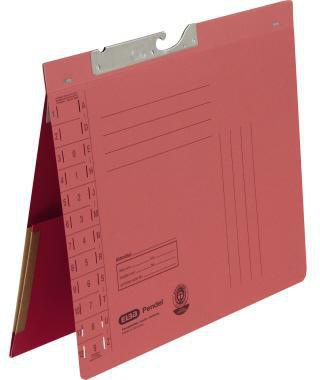 ELBA Pendelhefter 100570022 DIN A4 Amtsheftung 320g Manilakarton rot