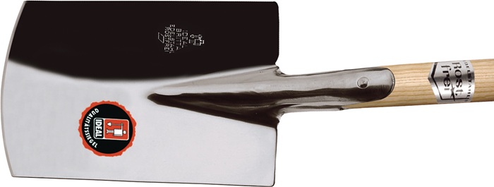 Damenspaten BRITTA 250x165/160mm Gr.0 850mm VA rostfr.m.Eschen-T-Stiel IDEAL