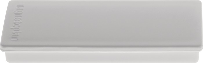 Rechteckmagnet B55xT22xS8mm grau MAGNETOPLAN