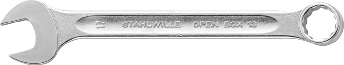 Ringmaulschlüssel OPEN BOX 13 SW 17mm L.190mm Form A CR-A-STA STAHLWILLE