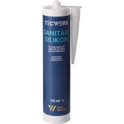 Sanitärsilikon transp.310ml Kartusche TECWERK
