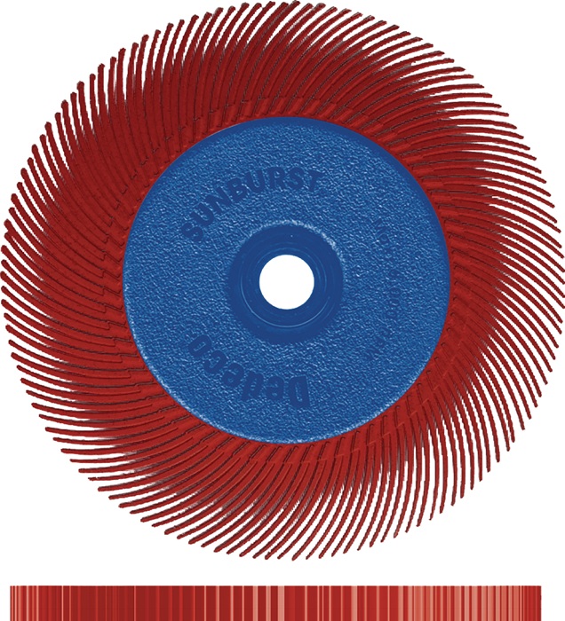 Radialbürste SUNBURST Ø152xB12,7x25,4mm 220 Alox/Korund TYROLIT