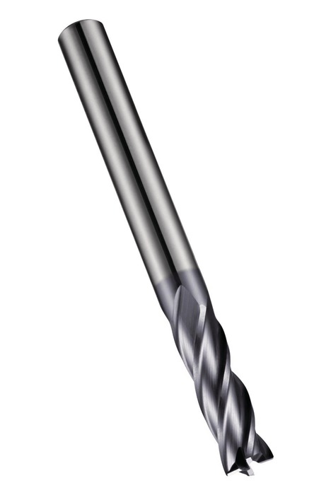 Schaftfräser S944 D.3mm Gesamt-L.38mm Schneiden-L.12mm HM TiAlN 30Grad Z.4