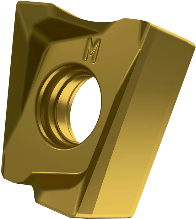 Fräswendeschneidplatte ISO LNGX 120520ER-M:M8340 D.4,5mm PVD beschichtet Gold