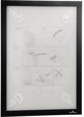 DURABLE Inforahmen DURAFRAME WALLPAPER 484301 A4 sw