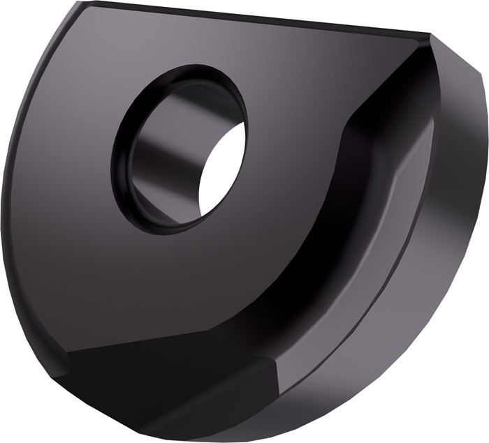 Fräswendeschneidplatte ISO PPHE 1000-SM1:8215 D.3mm PVD beschichtet Lila-Schwarz