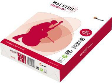 MAESTRO Kopierpapier Standard Plus 94928A80S A4 80g ws 500 Bl./Pack