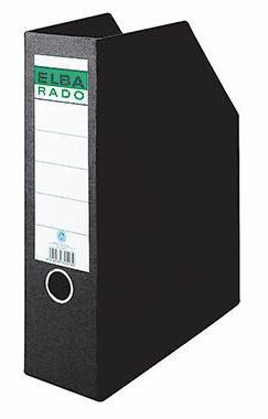 ELBA Stehsammler 100420838 DIN A4 85mm Hartpappe schwarz