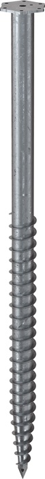 Schraubfundament M L.2100mm D.89mm Gew.M24 18,1kg STA KRINNER