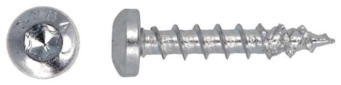 Zylinderkopfschraube TX-Drive D.4mm L.25mm STA verz.Vollgew.200 St.DYNAPLUS