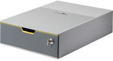 DURABLE Schubladenbox VARICOLOR 1 SAFE 760127 Schloss 1Fach gr/fb