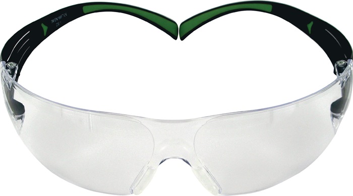 Schutzbrille SecureFit™ 400 EN166,EN170,EN172 Bügel schwarz grün,Scheibe klar