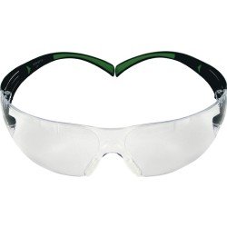 Schutzbrille SecureFit™ 400 EN166,EN170,EN172 Bügel schwarz grün,Scheibe klar