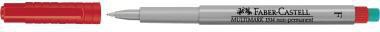 Faber-Castell Folienschreiber MULTIMARK 151421 0,6mm rot