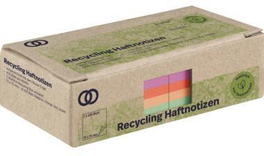 Soennecken Haftnotiz oeco 5873 RC 75x75mm 400Bl. sort. 2St.