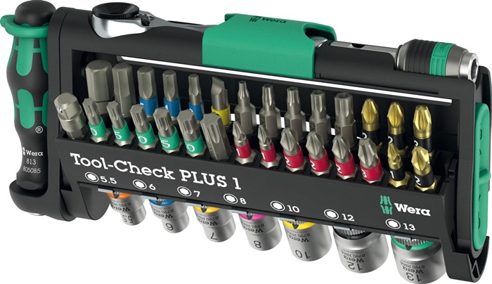 Bit-/Steckschlüsselset Tool-Check PLUS 1 39-tlg.WERA