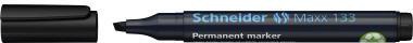 Schneider Permanentmarker Maxx 133 113301 1+4mm Keilspitze schwarz