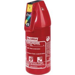 KFZ-Pulverfeuerlöscher 2kg m.Dauerdruck Brandkl.13 A 89 B C m.Manom.+Halt.GLORIA
