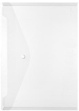 Herlitz Dokumententasche 10657930 DIN A4 Druckknopf PP glasklar