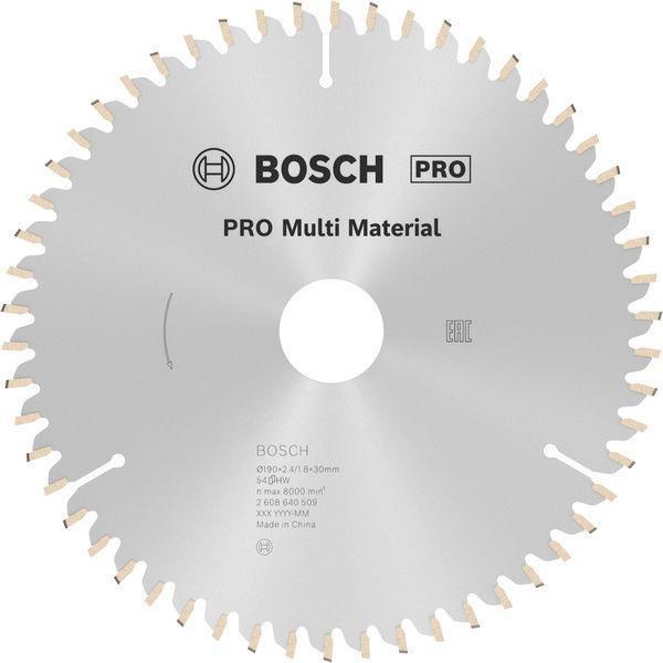 Kreissägeblatt AD 190mm Z.54 HLTCG Schnitt-B.2,4mm BOSCH