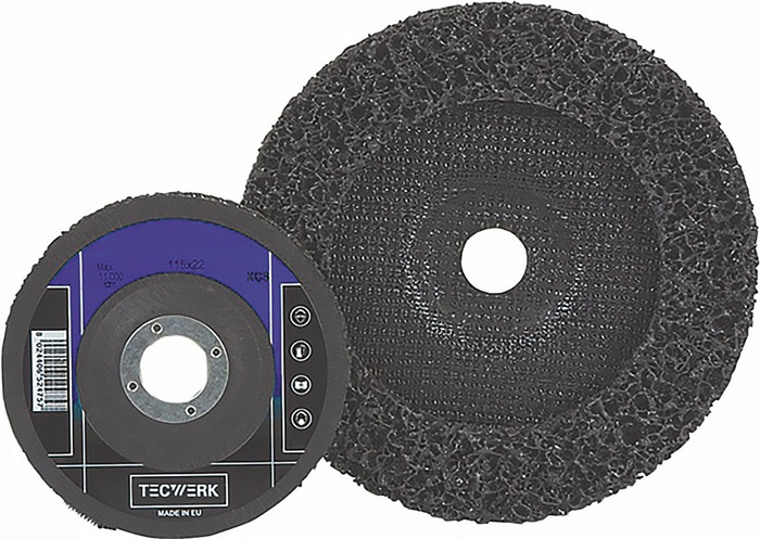 Grobreinigungsscheibe Ø125x22mm ext.coarse Bohr.22,23mm TECWERK