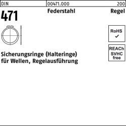 Sicherungsring DIN 471 34x 1,5 Federstahl Regelausf. 1000 Stück