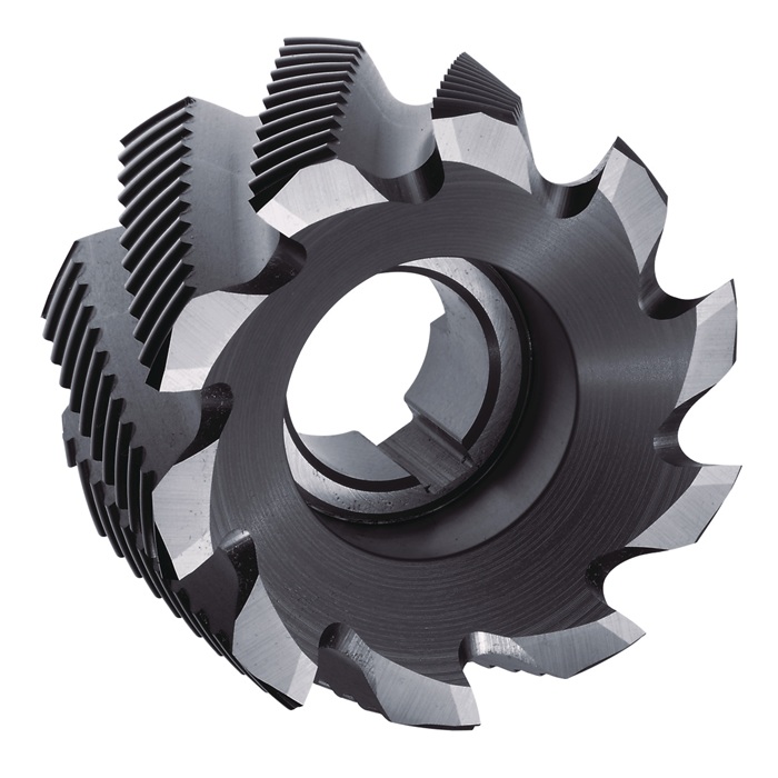 Walzenstirnfräser DIN 1880 Typ NR D.50mm HSS-Co5 TiCN Z.8 TECWERK