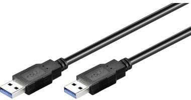 Goobay USB Kabel 93929 USB 3.0 3m A/A-Stecker schwarz