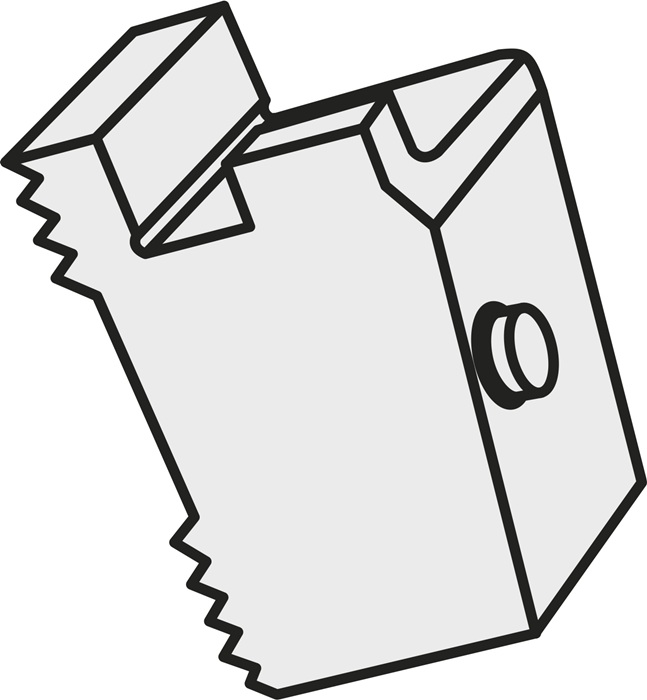 Fräser ISO KR-1924-XN12 Bruttogewicht 23,7g PRAMET