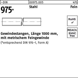 Gewindestange DIN 975 M30x 1,5x 1000mm Stahl 1 Stück