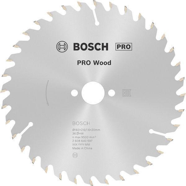 Kreissägeblatt PRO Wood AD 160mm Z.36 WZ Bohr.20mm Schnitt-B.2,6mm