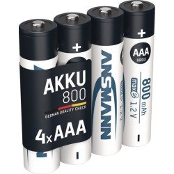 Akkuzelle maxE 1,2 V 800 mAh R03-AAA-Micro HR03 4 4St./Blister ANSMANN
