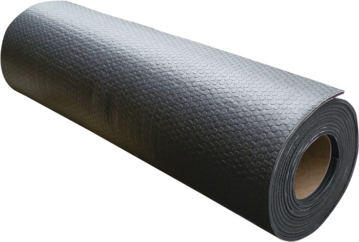 Sicherheitsantirutschmatte BLACK-CAT Panther -BCP- L4m B0,8m D4mm