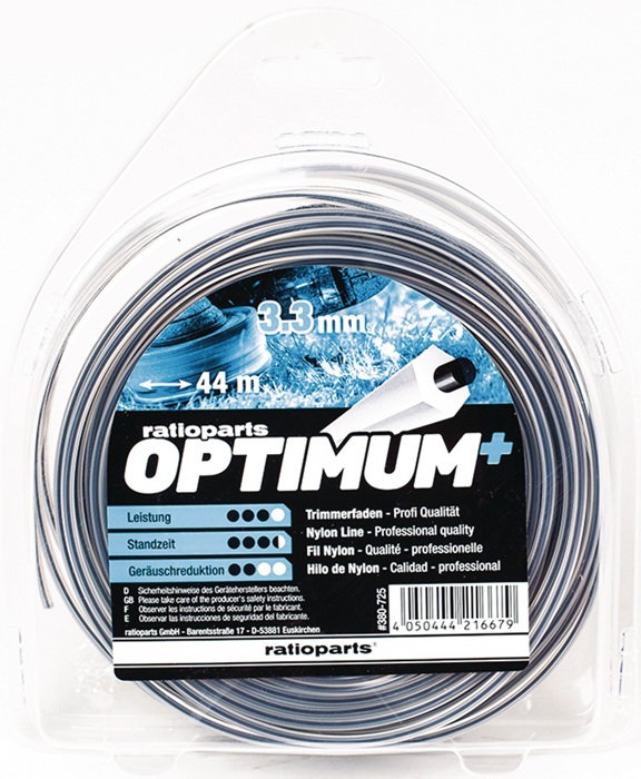 Nylonfaden Optimum Fadenstärke 3,3mm Fadenlänge 44m RATIOPARTS