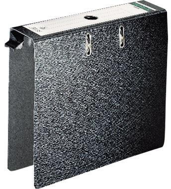 Centra Hängeordner 280210 DIN A4 80mm Hartpappe schwarz