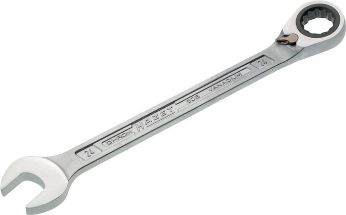Maulringratschenschlüssel 606 SW 24mm L.333,1mm umschaltbar,Rings.15Grad HAZET
