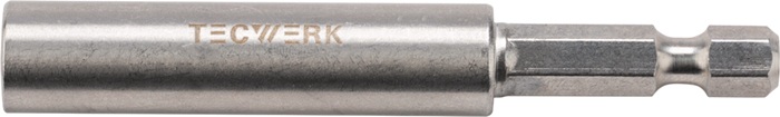 Bithalter 1/4 Zoll F 6,3 1/4 Zoll C 6,3 Magnet,Spreng-Ri L.75mm TECWERK