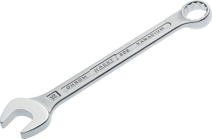 Ringmaulschlüssel 603 SW 15mm L.180mm Form B Spezialstahl HAZET