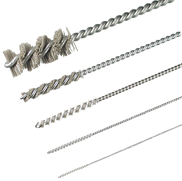 Rohrbürste microabrasiv L.100mm D.3,5mm Nylon-Sic Besatz-L.25mm OSBORN