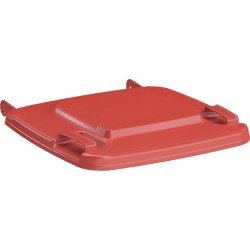 Deckel PE rot f.Müllgroßbehälter 80l SULO